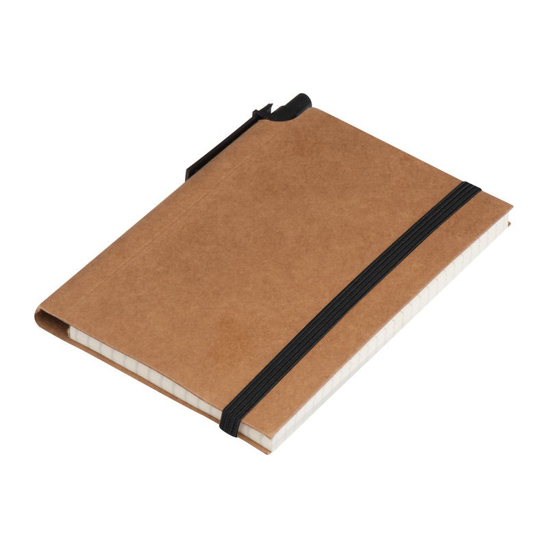 Carnetel A6 cu 80 file matematica coperti carton si pix - 2058101, natur Carnetel A6 cu 80 file matematica coperti carton si pix - 2058101, natur
