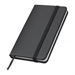 Carnetel A6 cu 80 file liniate - 2836703, Black