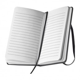 Carnetel A6 cu 80 file liniate - 2836703, Black