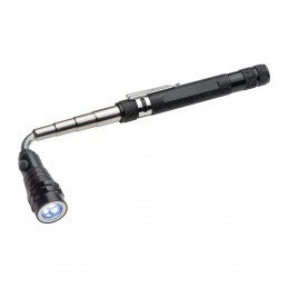 Lanternă telescopică cu LED lungime maximă de 57,7cm - 8038703, Black