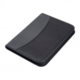 Mapa A4 cu fermoar cu bloc notes - 2101103 Negru Black