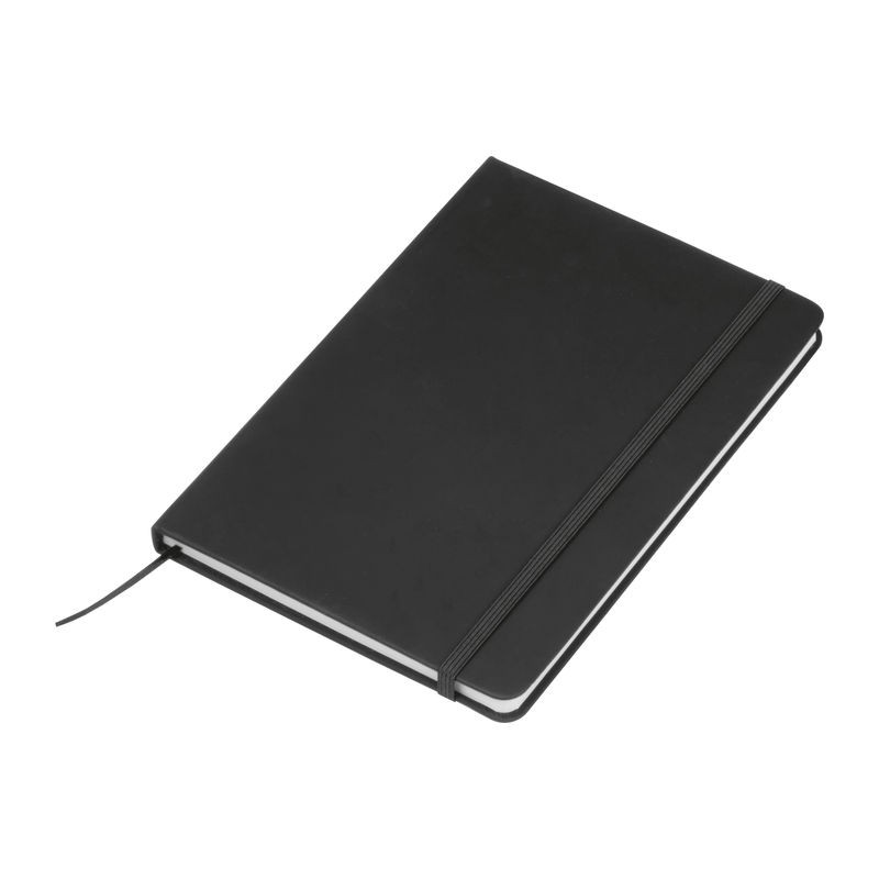 Carnetel A5 80 file liniate coperti PU, Negru - 2526103 Carnetel A5 80 file liniate coperti PU, Negru - 2526103