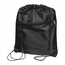 Rucsac cu siret Geantă sport RPET, Negru - 6371803