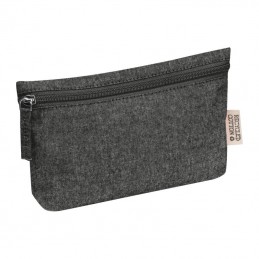 Borseta cosmetica de bumbac 180 gmp reciclat  64310 - Negru
