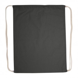 Rucsac cu snur- siret bumbac 140 gmp Gym Bag 60024 Negru