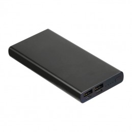 Powerbank 10.000 mAh din aluminiu reciclat, Negru - 3450303