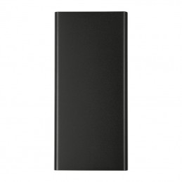 Powerbank 10.000 mAh din aluminiu reciclat, Negru - 3450303