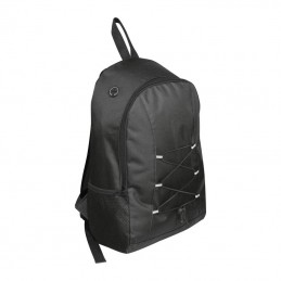 Rucsac poliester reciclat RPET 13 L cu buzunare laterale  - 64690 Negru