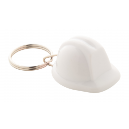 Breloc forma casca de protectie santier Bobby AP800400 alb White