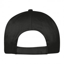 Sapca 5 panele basic bumbac 170 gmp - 52466 Negru Black