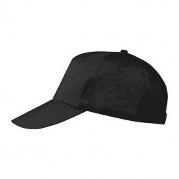 Sapca 5 panele basic bumbac 170 gmp - 52466 Negru Black