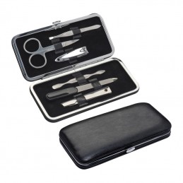 Trusa manichiura 7 piese - 74012 Negru - Black