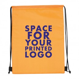 Rucsac cu snur- siret din polyester cooler  - 60649 Orange