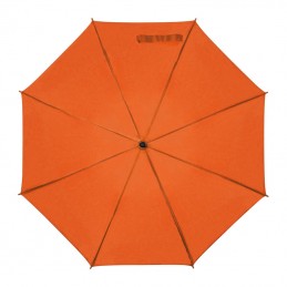 Umbrela automata maner lemn curbat - 45131  Orange