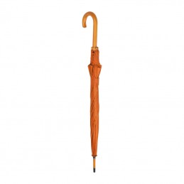 Umbrela automata maner lemn curbat - 45131  Orange