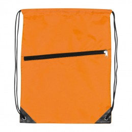 Rucsac cu snur- siret cu 2 compartimente RPET 63718 Orange