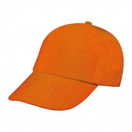 Sapca 5 panele basic bumbac 170 gmp - 52466 Orange