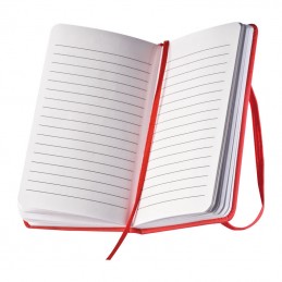 Carnetel A6 cu 80 file liniate - 2836705, Red