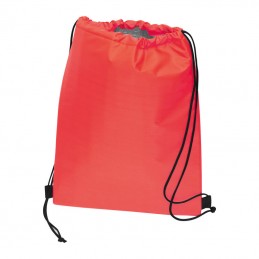 Rucsac cu snur- siret din polyester cooler  - 60649 Rosu