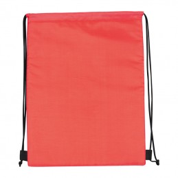 Rucsac cu snur- siret din polyester cooler  - 60649 Rosu