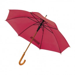 Umbrela automata maner lemn curbat - 45131 Grena Burgundy