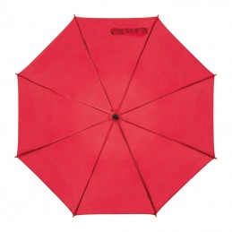 Umbrela automata maner lemn curbat - 45131 Rosu Red