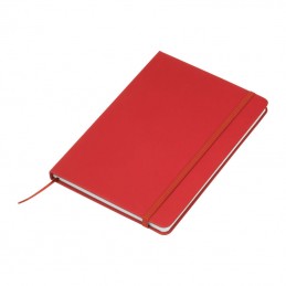 Carnetel A5 80 file liniate coperti PU,  25261  Rosu - Red
