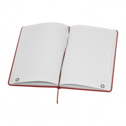 Carnetel A5 80 file liniate coperti PU,  25261  Rosu - Red