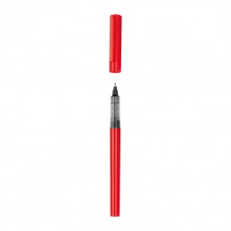 Pix plastic ROLLER cu cerneala albastra 13875 - Rosu