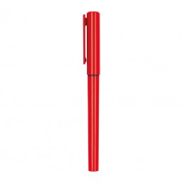 Pix plastic ROLLER cu cerneala albastra 13875 - Rosu