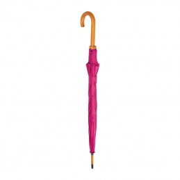 Umbrela automata maner lemn curbat - 45131 Roz Pink