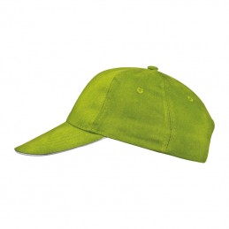 Sapca bumbac 6 panele gen Sandwich San Francisco  - 50466 Verde Applegreen