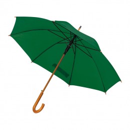 Umbrela automata maner lemn curbat - 45131  Verde Dark Green