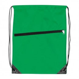 Rucsac cu snur- siret cu 2 compartimente RPET 63718 Verde