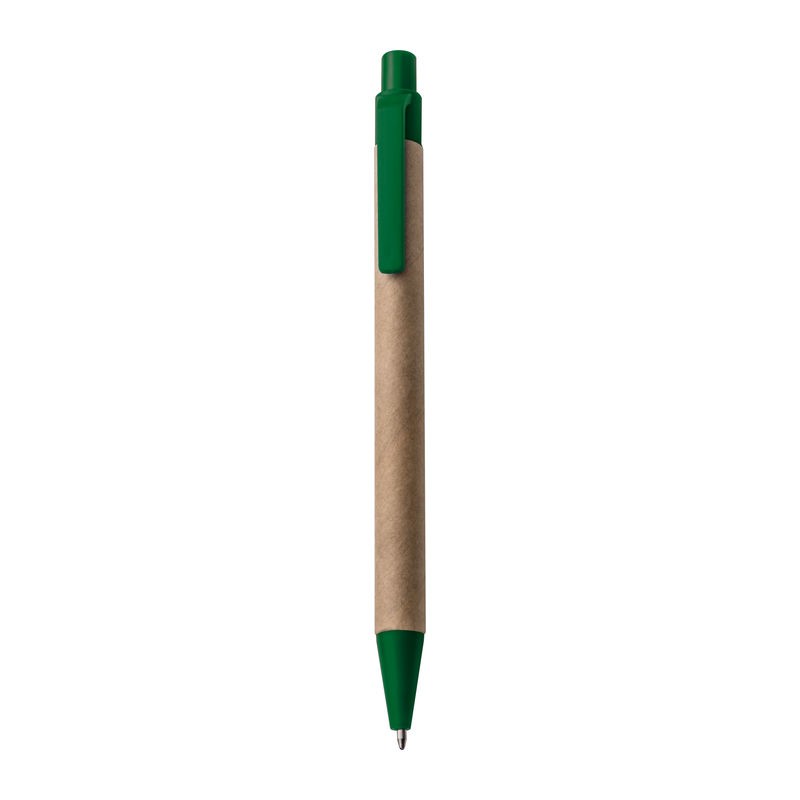 Pix din carton cu clip colorat - 10397 Verde Pix din carton cu clip colorat - 10397 Verde