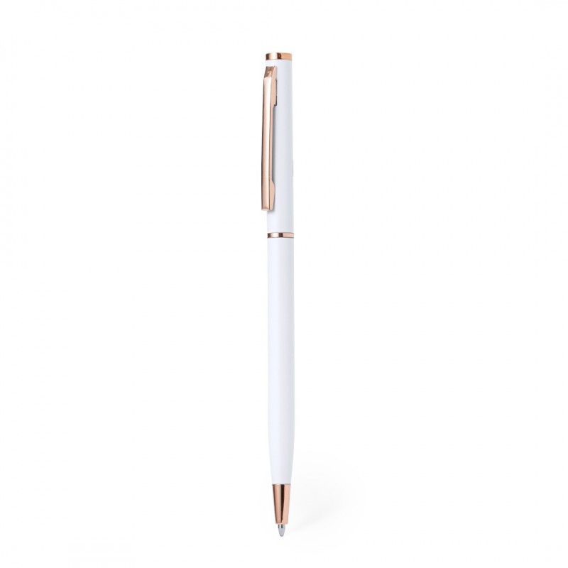 Pix metalic subtire cu accesorii aurii Recepto - Noril (MAKITO 20660 ) Alb ) - WHITE Pix metalic subtire cu accesorii aurii Recepto - Noril (MAKITO 20660 ) Alb ) - WHITE