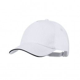 Sapca RPET 5 panele gen Sandwich Sandrok (MAKITO 20836 ) AlbWHITE