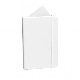 Carnetel A6 foi liniate coperti PU Kinelin. Notepad (MAKITO 5299 )  Alb - WHITE