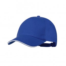 Sapca RPET 5 panele gen Sandwich Sandrok (MAKITO 20836 ) Albastru - BLUE