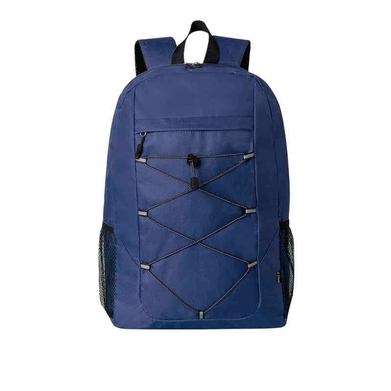 Rucsac poliester 600D RPET cu plase laterale Manet (MAKITO 20891 ) - Harriot- Albastru - NAVY BLUE Rucsac poliester 600D RPET cu plase laterale Manet (MAKITO 20891 ) - Harriot- Albastru - NAVY BLUE