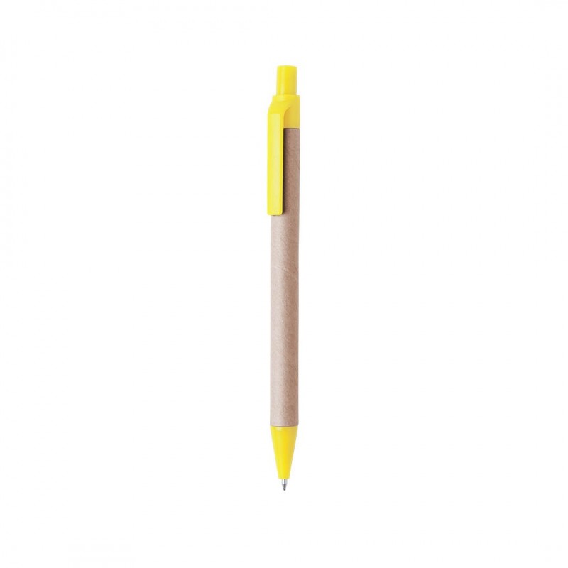 Pix din carton cu clip colorat Tori (MAKITO 3564 ) Galben - YELLOW Pix din carton cu clip colorat Tori (MAKITO 3564 ) Galben - YELLOW