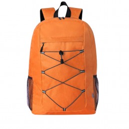 Rucsac poliester 600D RPET cu plase laterale Manet (MAKITO 20891 ) - Harriot- - ORANGE