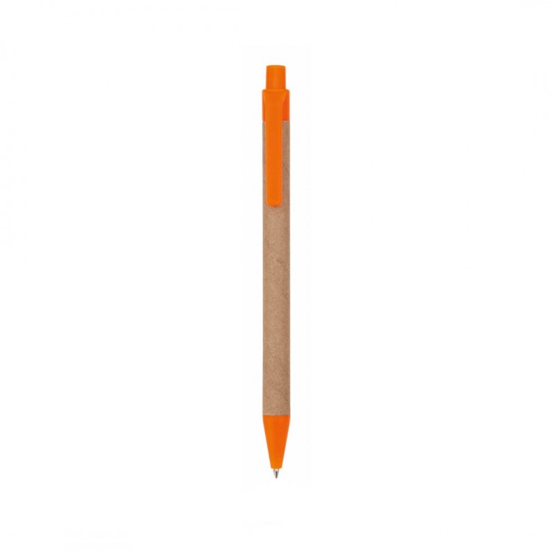 Pix din carton cu clip colorat Tori (MAKITO 3564 ) - ORANGE Pix din carton cu clip colorat Tori (MAKITO 3564 ) - ORANGE