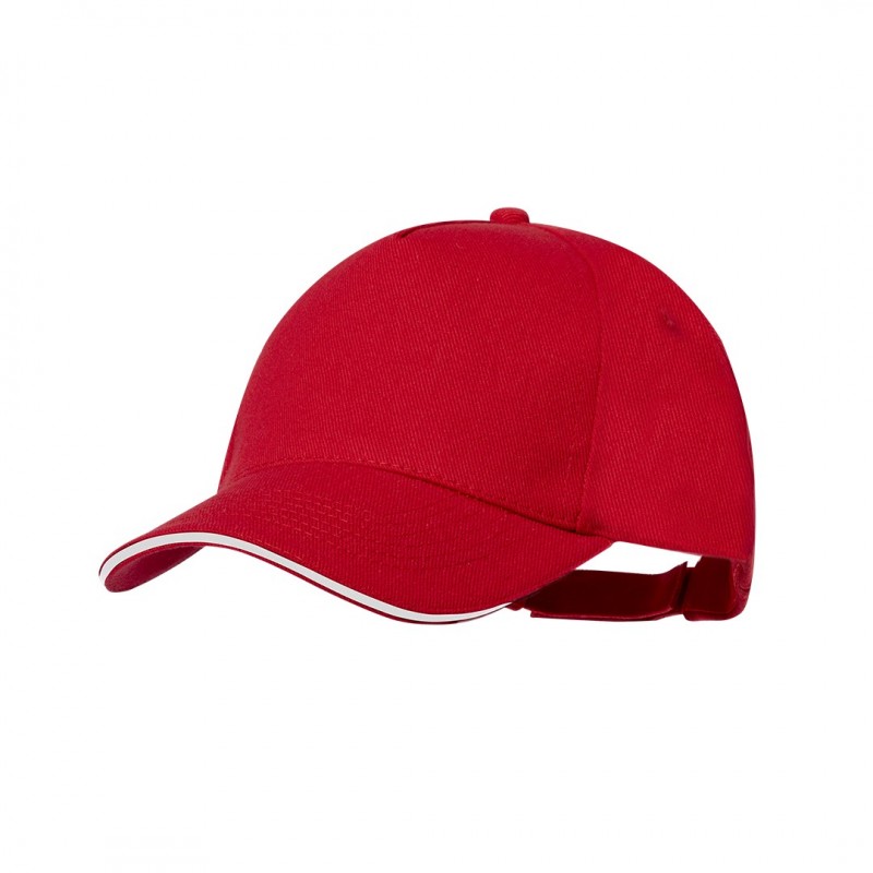 Sapca RPET 5 panele gen Sandwich Sandrok (MAKITO 20836 ) Rosu - RED Sapca RPET 5 panele gen Sandwich Sandrok (MAKITO 20836 ) Rosu - RED