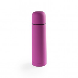 Termos metalic 500 ml siliconat Hosban  (MAKITO 4875 ) - Roz Fucsia