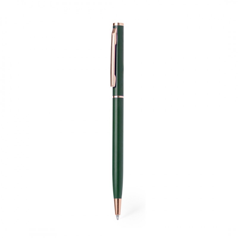 Pix metalic subtire cu accesorii aurii Recepto - Noril (MAKITO 20660 ) - Verde HUNTER Pix metalic subtire cu accesorii aurii Recepto - Noril (MAKITO 20660 ) - Verde HUNTER