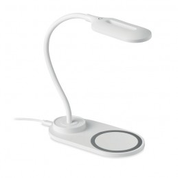 Lampa de birou și incarcator wireless SATURN,   MO6349-06, White