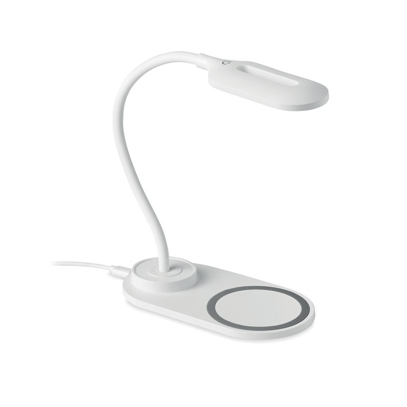 Lampa de birou și incarcator wireless SATURN, MO6349-06, White Lampa de birou și incarcator wireless SATURN, MO6349-06, White