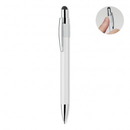Pix metalic cu touch si mecanism spinner EDD  MO2488 Alb -White