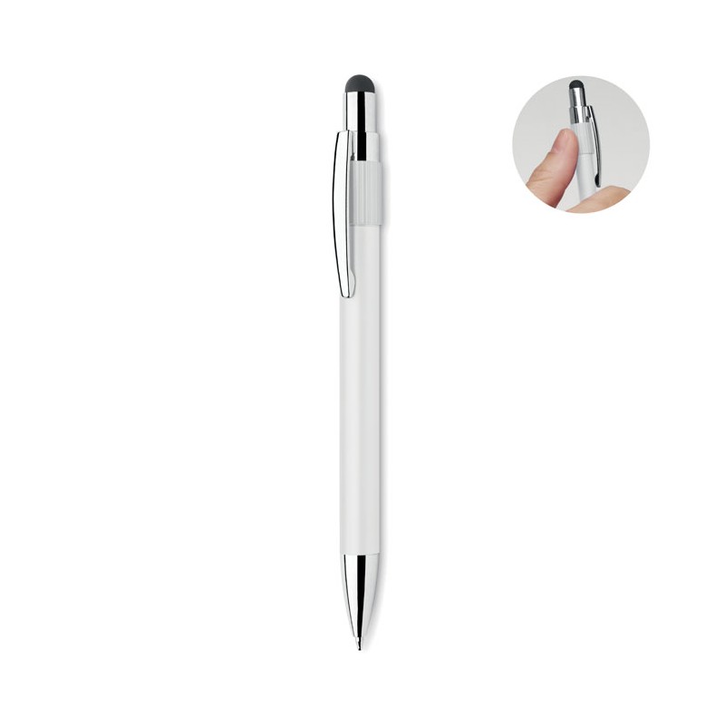 Pix metalic cu touch si mecanism spinner EDD MO2488 Alb -White Pix metalic cu touch si mecanism spinner EDD MO2488 Alb -White